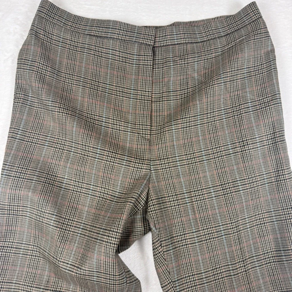 Vintage‎ Glen Plaid Wool Cashmere Dress Pants Straight Leg Men's 33x26